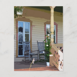 Front Porch in Ocean Grove NJ Postcard