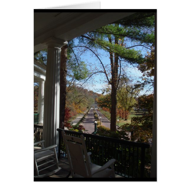 Front Porch, West Baden Hotel, Indiana (Front)