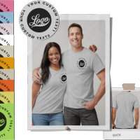 Front print. Business logo + DarkText, Women Men