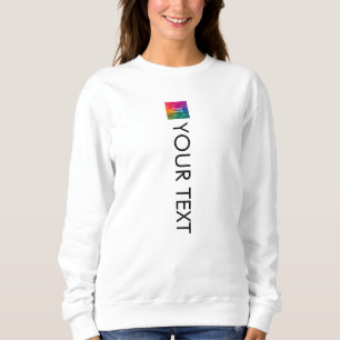 Front Print Template Womens Modern Trendy Template Sweatshirt
