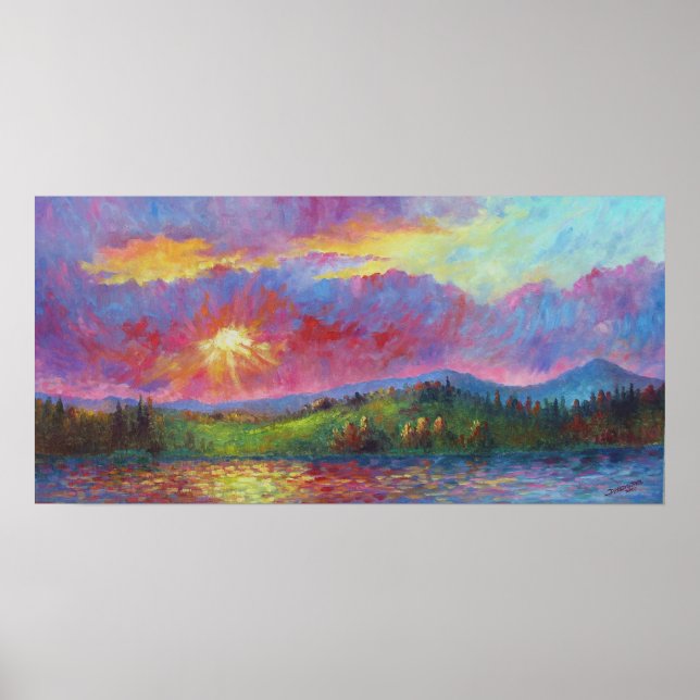 "Front Range Sunset"  Print (Front)