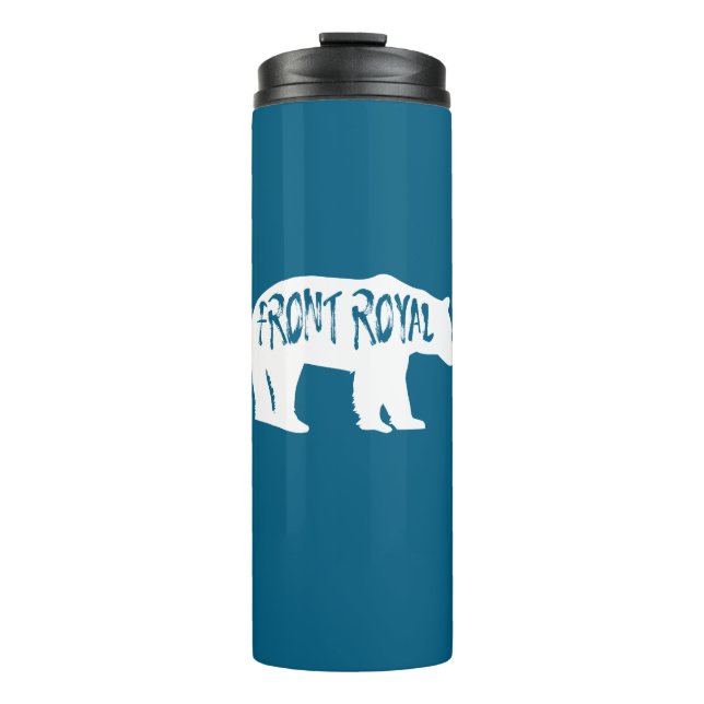 Front Royal Virginia Bear Thermal Tumbler (Front)