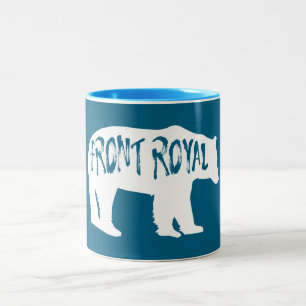 Front Royal Virginia Bear Two-Tone Coffee Mug