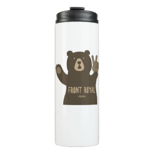 Front Royal Virginia Peace Bear Thermal Tumbler