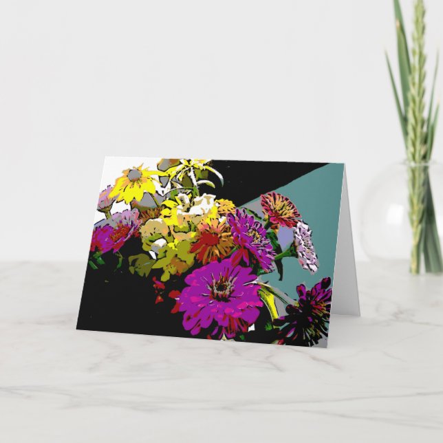 Front Seat Bouquet Mother's Day Card (Front)