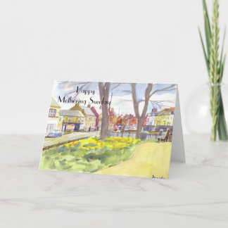 Front Street,Tynemouth Mothering Sunday card. Card