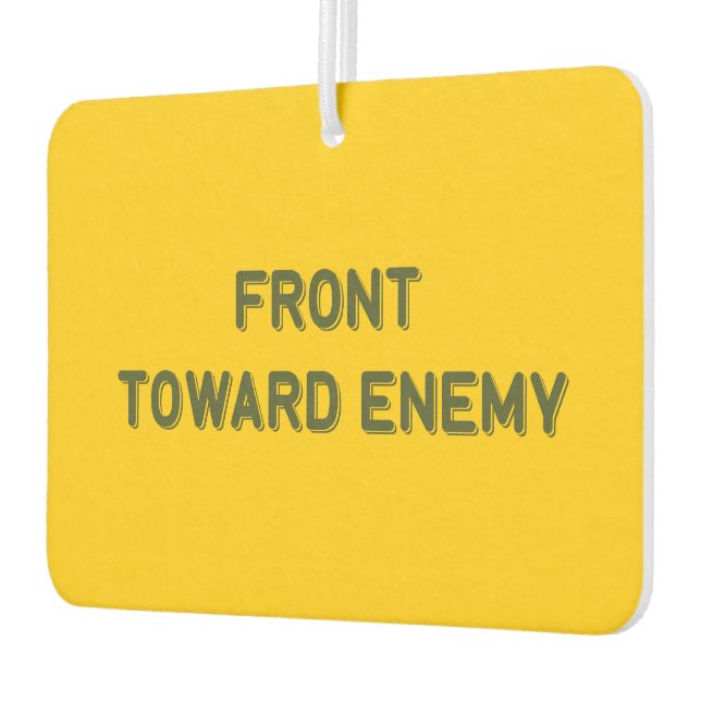 FRONT TOWARD ENEMY AIR FRESHENER (Left)