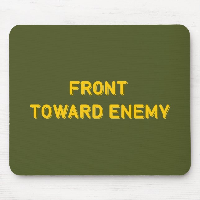 FRONT TOWARD ENEMY MOUSE PAD (Front)
