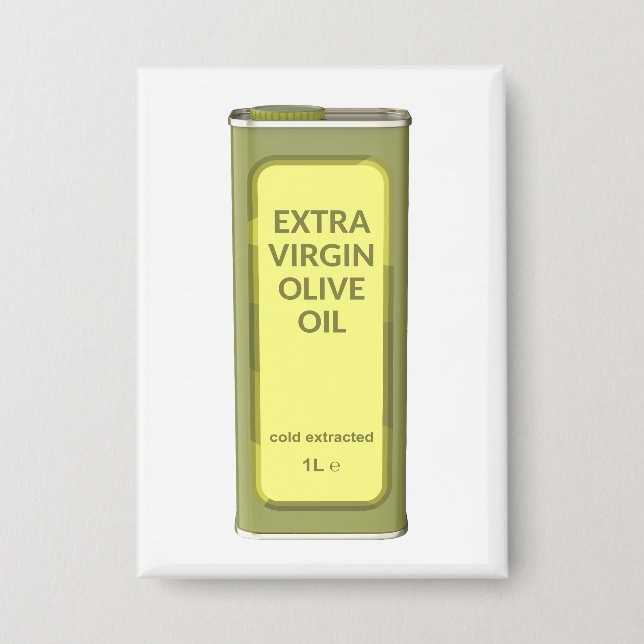 Front view of extra virgin olive oil tin can (Front)