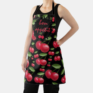 Front with integral stamping of cherries apron