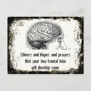Frontal Lobe Haiku Postcards