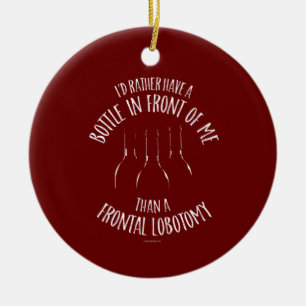 Frontal Lobotomy Ceramic Ornament