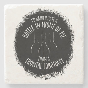 Frontal Lobotomy Stone Coaster