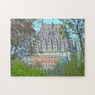 Frontenac Castle Quebec. Jigsaw Puzzle
