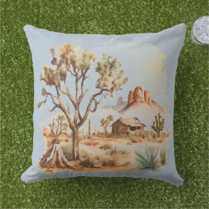 Frontier Barn Tetons Outdoor Pillow