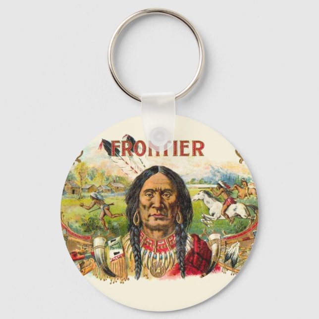 Frontier Cigar Advertising Keychain (Front)