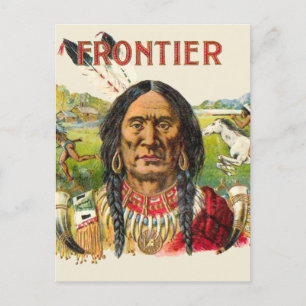 Frontier Cigar Advertising Postcard