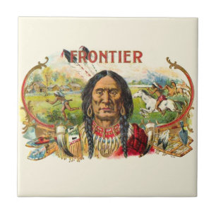 Frontier Cigar Advertising Tile