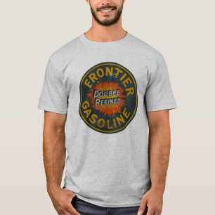 Frontier Gasoline Doubled Refined distressed. T-Shirt