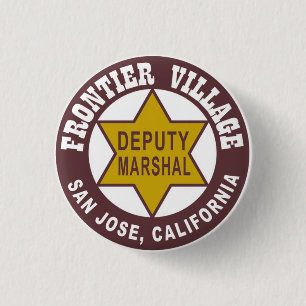 frontier_village_button_new 1 inch round button