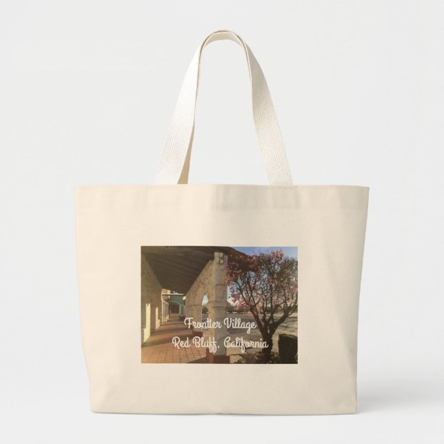 Frontier Village Red Bluff Tote Bag (Front)