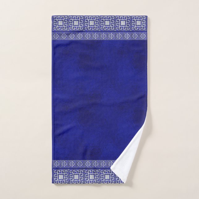 Frontière d'art en mosaïque rompue grecque (Serviette à main)
