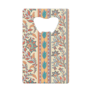 Frontières florales indiennes Motif sans joint