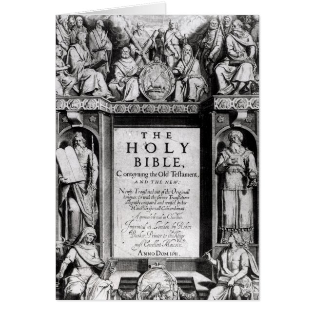 Frontispice 'au Bible saint (Devant)