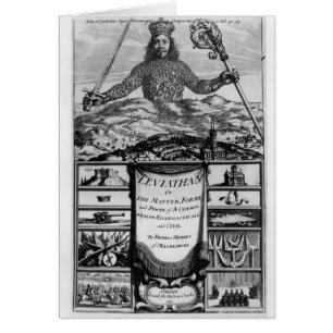 Frontispice par Thomas Hobbes de Malmesbury