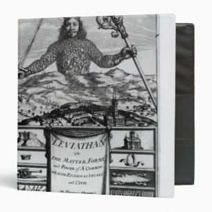 Frontispiece by Thomas Hobbes  of Malmesbury Binder