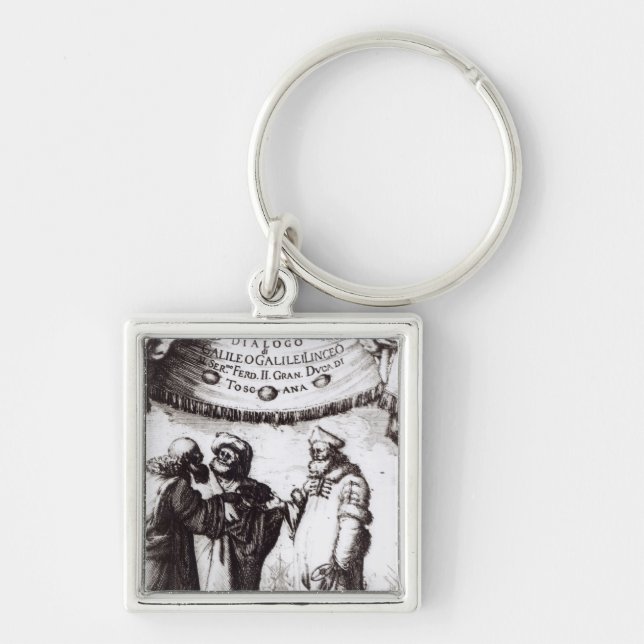 Frontispiece 'Dialogo sopra I due massimi�' Keychain (Front)