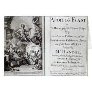 Frontispiece for Apollo's Feast, c.1734