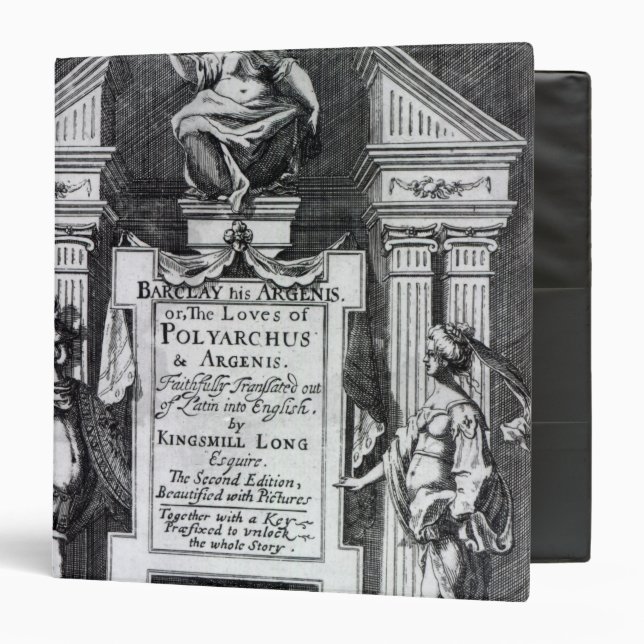 Frontispiece for 'Argenis' by John Barclay Binder (Front/Inside)