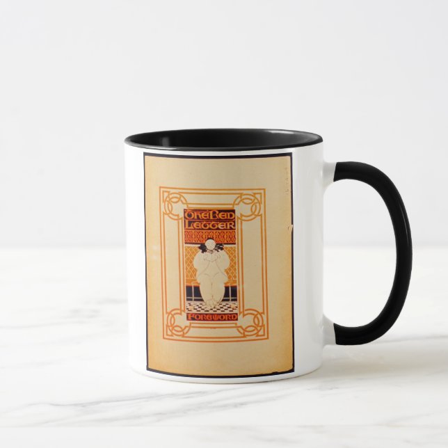 Frontispiece for 'One Red Letter' (colour litho) Mug (Right)