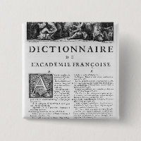 Frontispiece for the French Academy dictionary