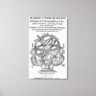 Frontispiece from 'A Plain Treatise �' Canvas Print