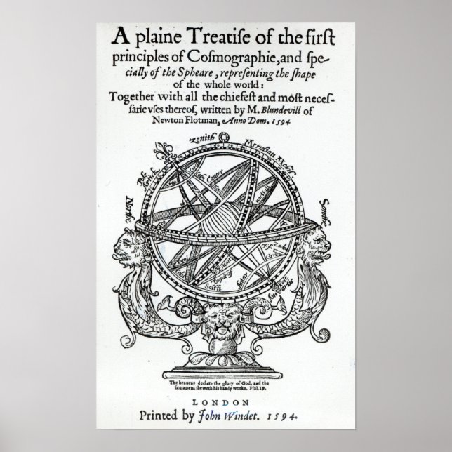 Frontispiece from 'A Plain Treatise �' Poster (Front)