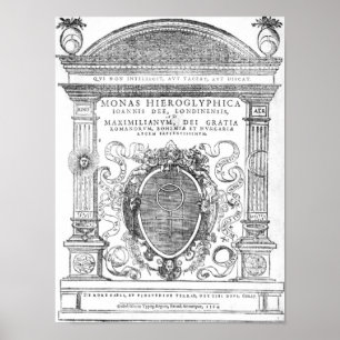 Frontispiece from 'Monas Hieroglyphica' Poster