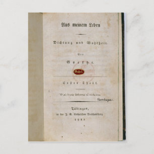 Frontispiece from 'Out of my Life Postcard