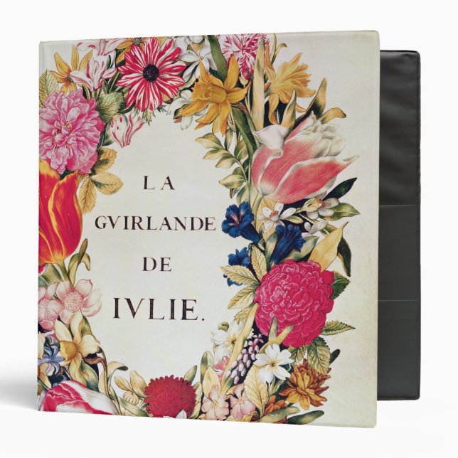 Frontispiece of 'La Guirlande de Julie', c.1642 Binder (Front/Inside)