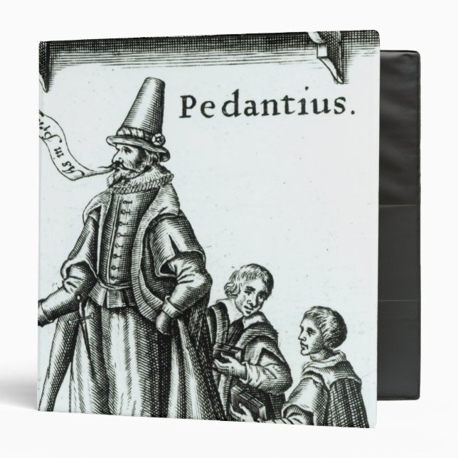 Frontispiece of 'Pedantius' Binder (Front/Inside)
