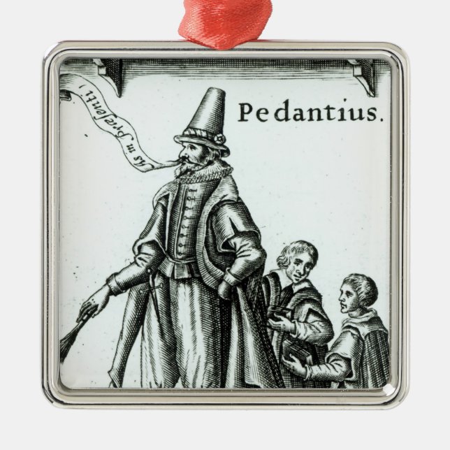 Frontispiece of 'Pedantius' Metal Ornament (Front)