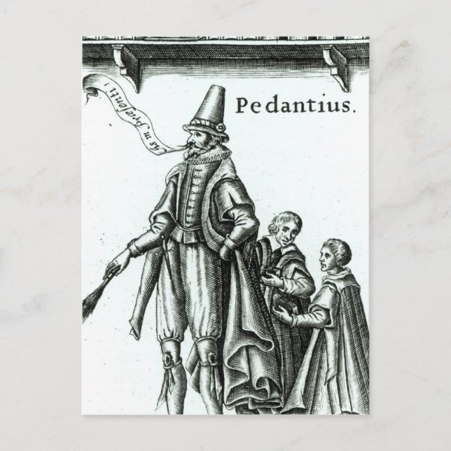 Frontispiece of 'Pedantius' Postcard (Front)