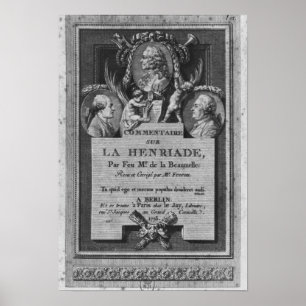 Frontispiece of the commentary poster