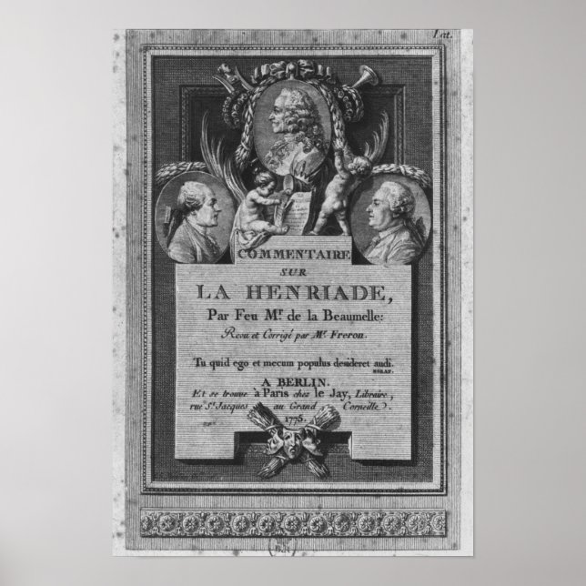 Frontispiece of the commentary poster (Front)