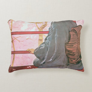 Frontispiece of the score sheet decorative pillow
