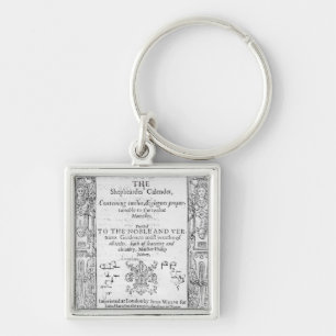 Frontispiece of 'The Shepeards Calender' Keychain