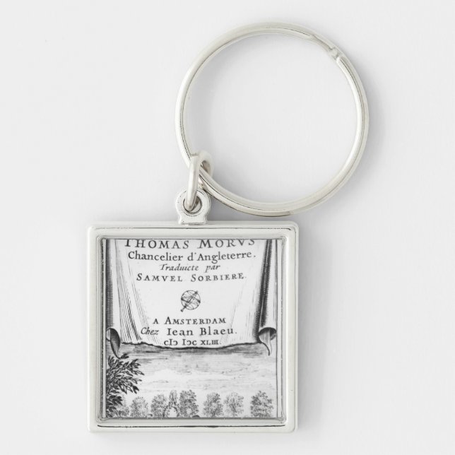 Frontispiece, 'The Utopia of Thomas More' Keychain (Front)