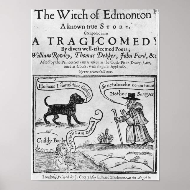 Frontispiece  "The Witch of Edmonton Poster (Front)