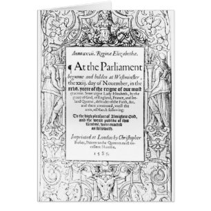 Frontispiece to an account of parliament